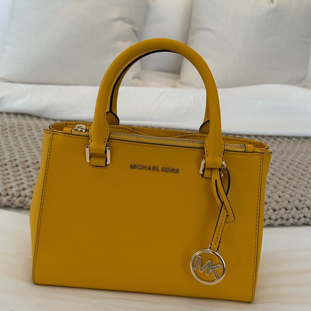 Yellow Michael Kors Handbag